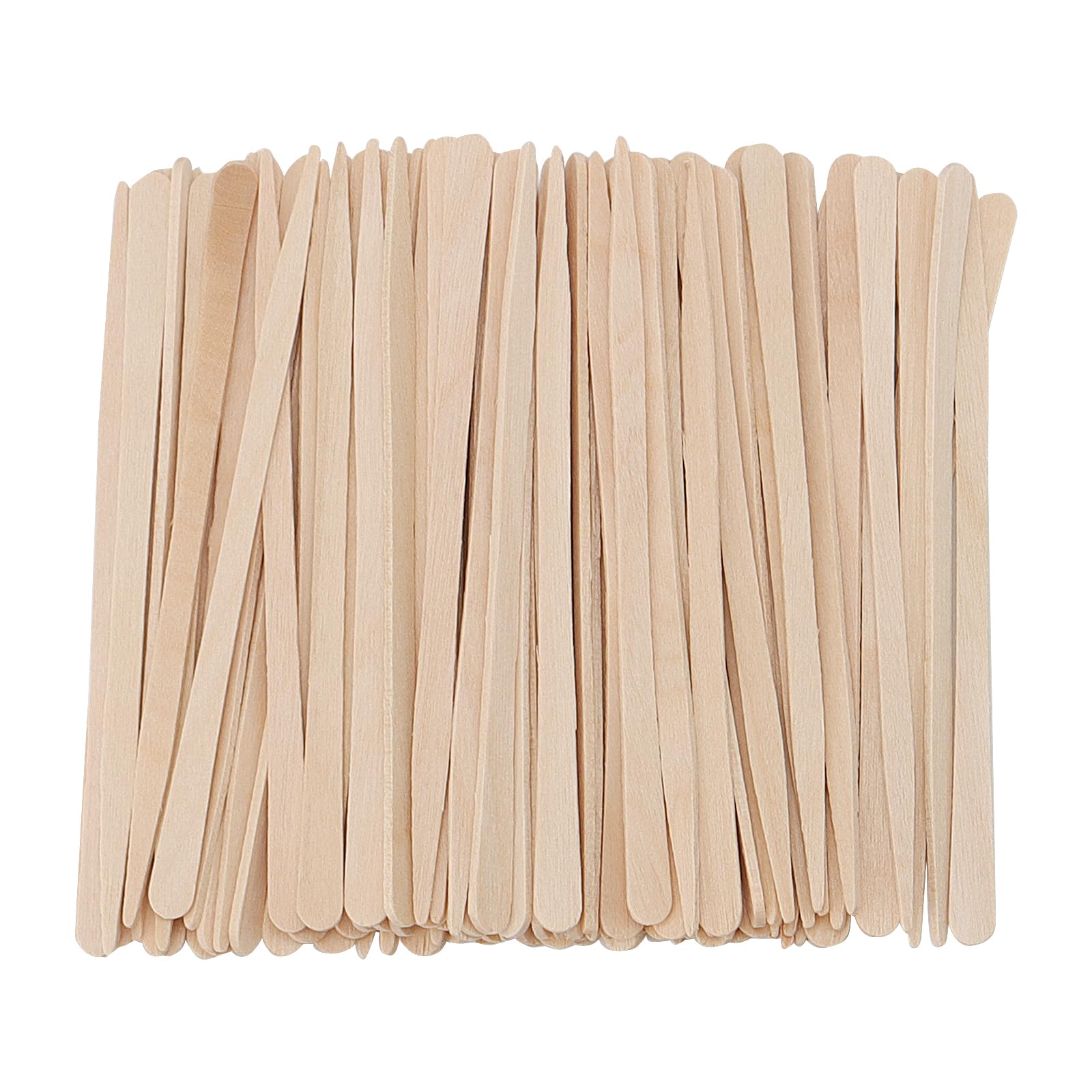 JAPCHET 2000 Pcs Eyebrow Wax Sticks, Small Wax Spatulas, Mini Wooden Eyebrow Waxing Spatulas for Hair Eyebrow Removal