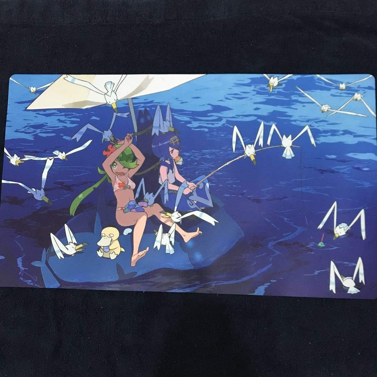 Amazon ポケモンカードゲーム サンムーン 海外限定 マオ スイレン コダック キャモメ プレイマット おもちゃ おもちゃ