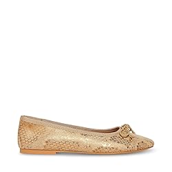 Steve Madden Blossoms Gold Snake Slip On Pointed