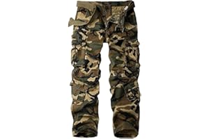 Alfiudad Womens Cargo Pants with Pockets, Women's Casual Military Army Hiking Combat Tactical Work Pants Trousers