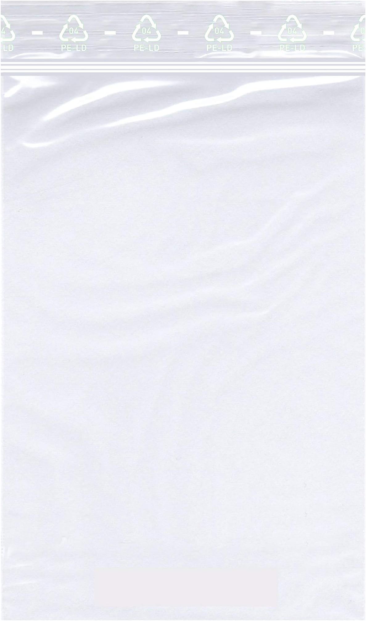 300 x Press Lock Bags, 60 x 80 mm, Zip Bag, Slip-Lock Bag, Quick Release Bag, Zip Closure Bag, polybag, Made in Germany by Smart PackTM