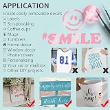 Lya Vinyl Permanent Vinyl for Cricut 12 x 4ft Pink Self Adhesive Roll view 4