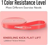 FitBeast Pull Up Band 15-35LBS Red Resistance Band for Calisthenics Yoga view 2