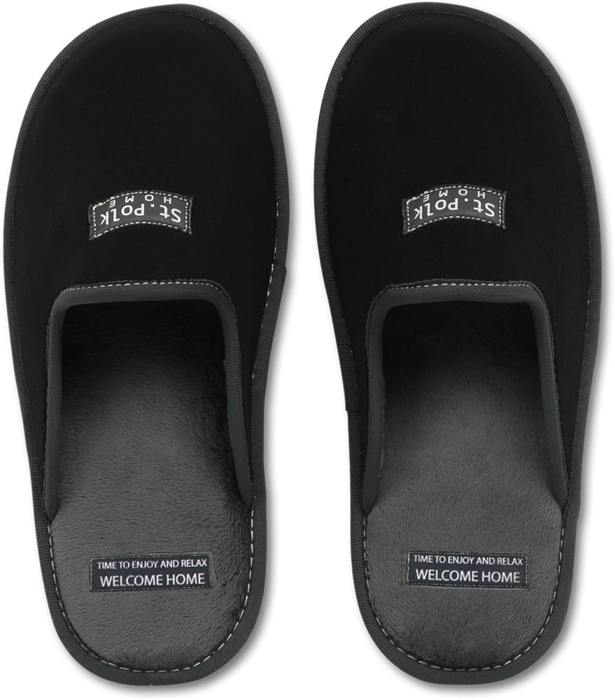 soft rubber sole slippers mens