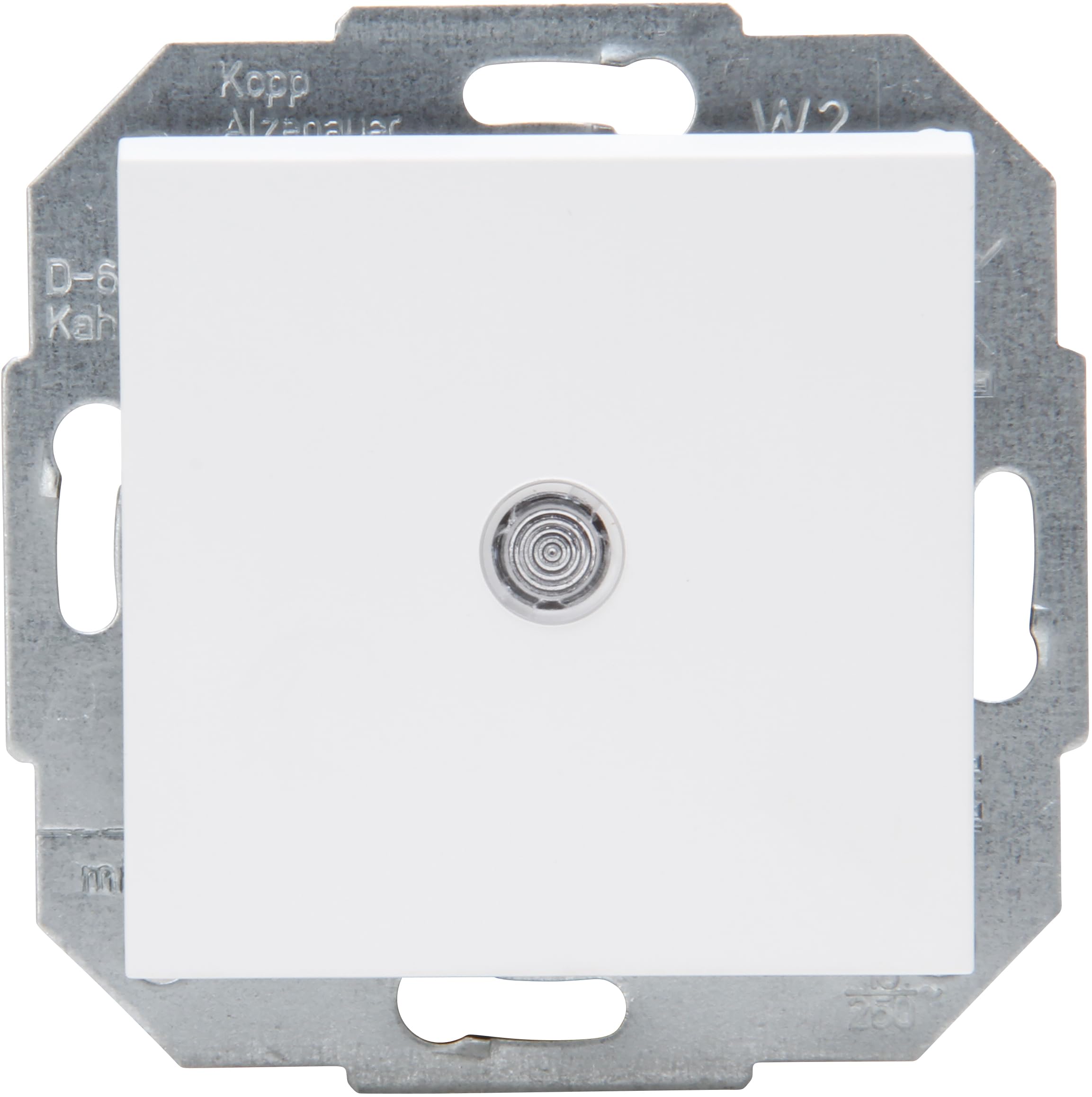 Kopp Athenis 587693088 Universal Switch (Off/Toggle Switch), Illuminated, IP20, Arctic White, Matte Finish