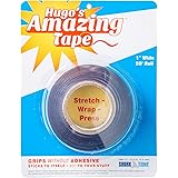 Hugo's Amazing Tape - 50 ft Roll x 1" Wide Reusable Double Sided Non-Stick Adhesive