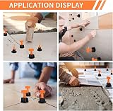 Goysen Tile Leveling System 100pcs Levelers Spacers Kit with Wrenches view 7