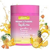 Misyvoing Her Juicy Feminine Probiotics Gummies for pH Balance - Slippery Elm, Lactobacillus Blend - Gut & Immune Support - Pineapple Gummies, 60 Count (Pineapple)