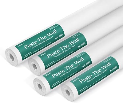 Winsome Paste The Wall Lining Paper 10M x 53cm Pack of 4 Heavy Duty PVC Free