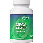 Microbiome Labs MegaGuard Gut Health Supplements - Ginger Root, Licorice Root & Artichoke Leaf Extract to Support Digestive H