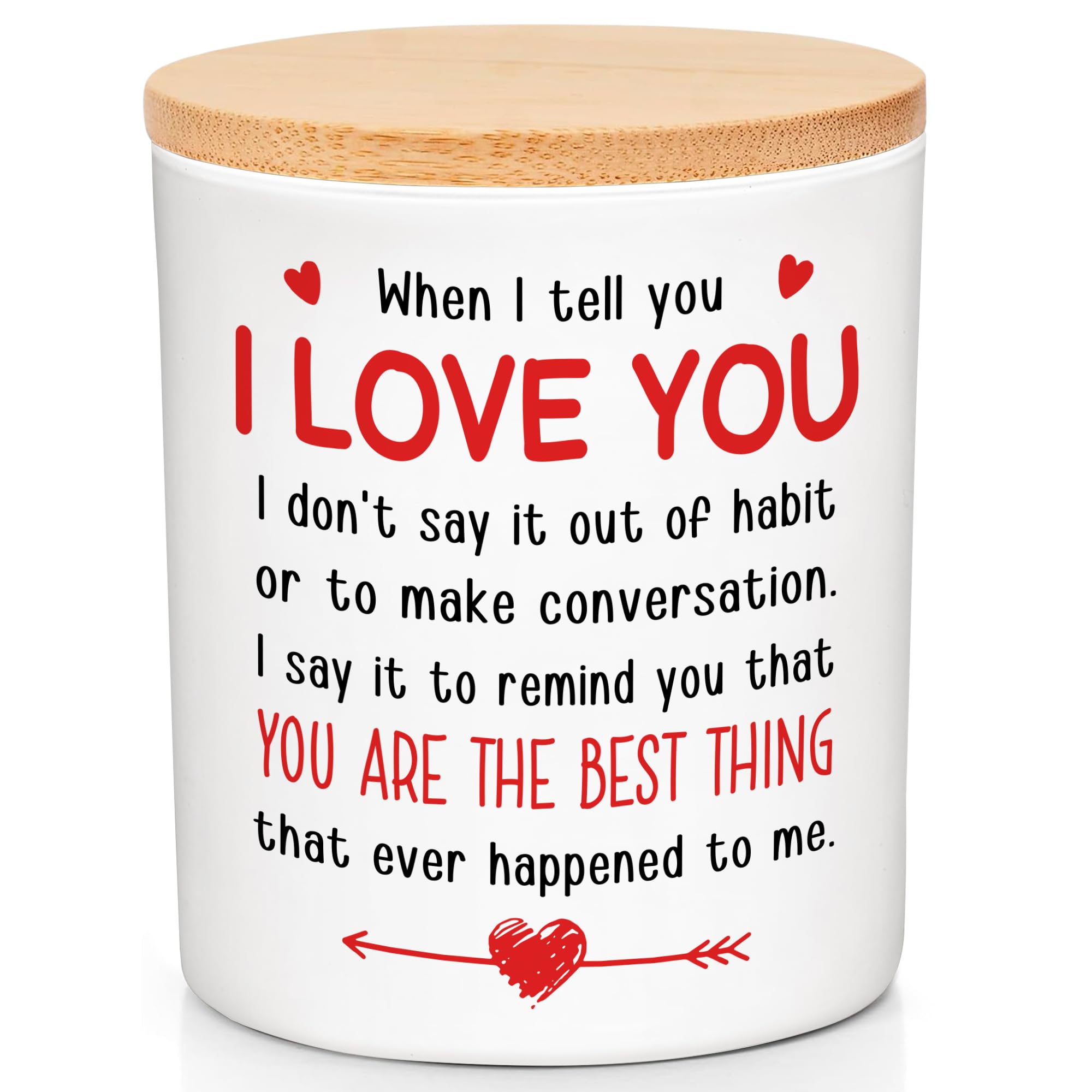 Photo 1 of ***FACTORY SEALED***Anniversary Couple, Valentines Gifts for Her, Him - Romantic Gifts for Husband, Wife, Men, Women, Boyfriend, Girlfriend, Love Candle - Lemongrass Valentines Candles 10 Oz