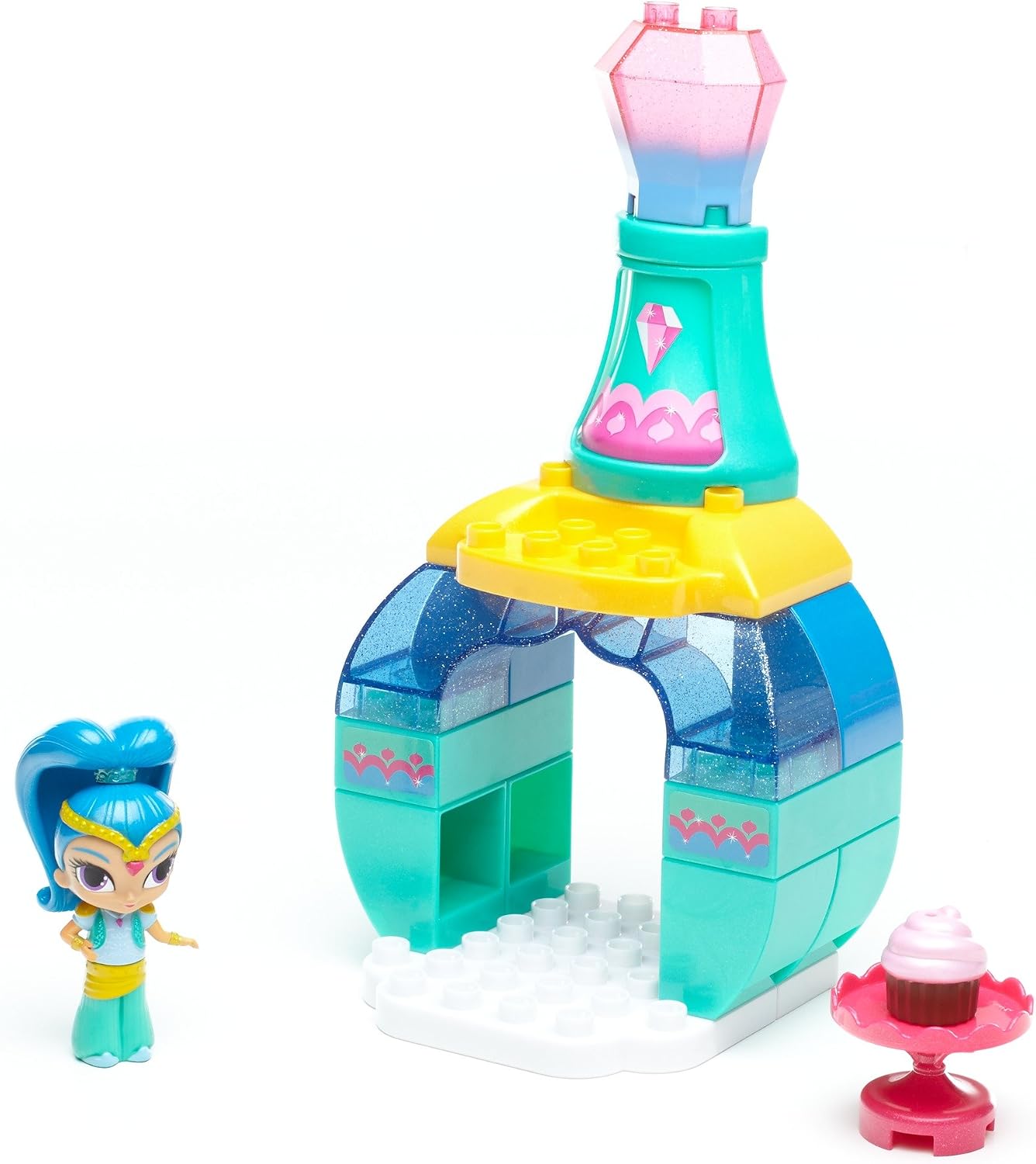 Mega Bloks Shimmer and Shine Genie Palace Bottle Shine Sweet Treats Building Set - Image 4