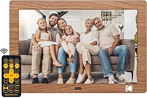 KODAK 8 Inch Digital Picture Frame,1280 * 800 IPS HD Screen Digital Photo Frame with Remote Control, Auto-Rotate,Easy Operate