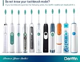Derffin Replacement Brush Heads for Philips Sonicare HX6014 8 Pack Black view 8