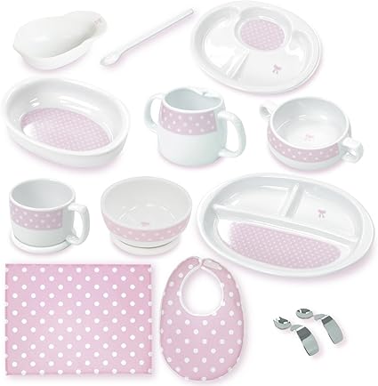 Amazon キャンディリボン Candy Ribbon はじめての食器13点セット 日本製 ベビー食器セット ベビー マタニティ 通販