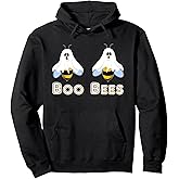 Funny Halloween Hoodie For Women Boo Bees Ladies Gift Pullover Hoodie