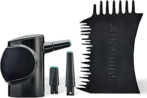 SURETHIK Hair Fiber Applicator Toolkit - Twist-On Pump Applicator & Hairline Tool - Essential For Men & Women - Compatible Fo