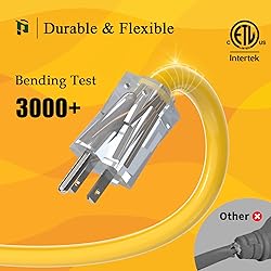 PLUGTUL 12 Gauge Extension Cord 25 Ft, Heavy Duty