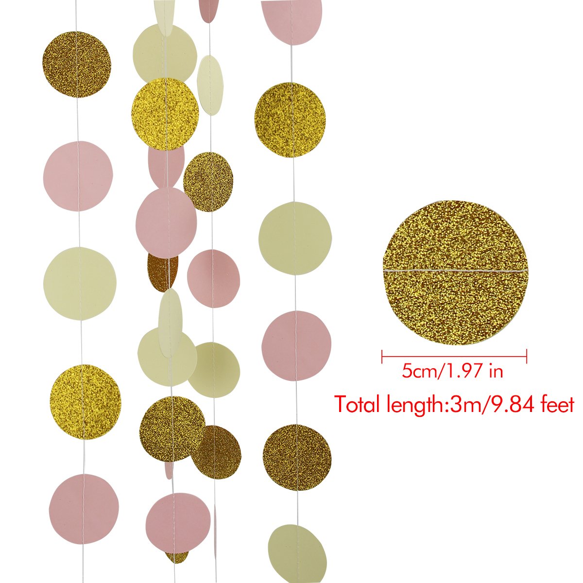 YaphteS Tissue and Paper Pom Poms decoration Colorful Paper Lantern and Pompoms Best for party and wedding decorations DIY Party Supplies