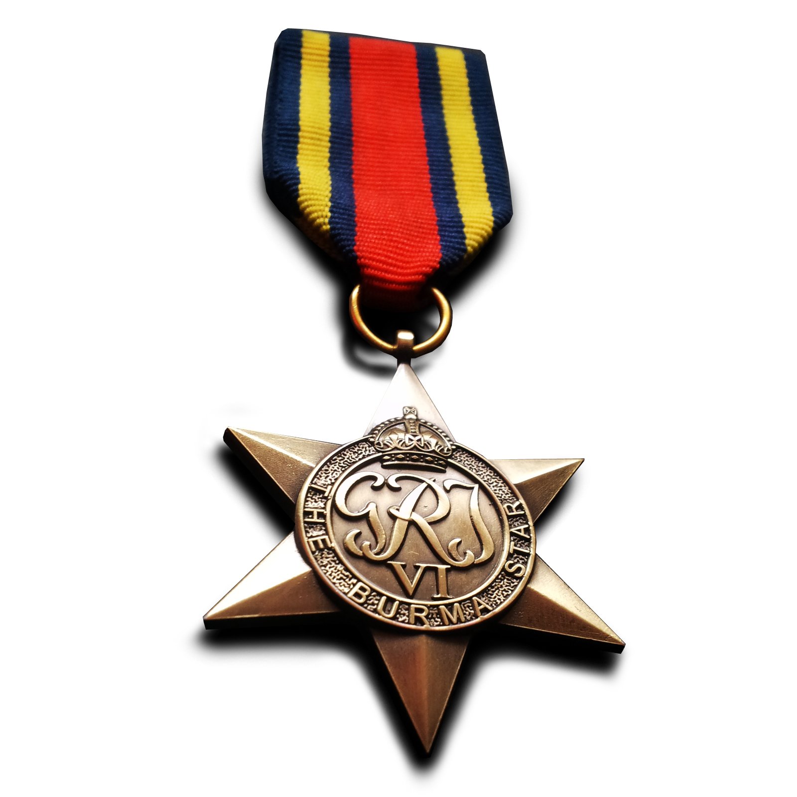 Goldbrothers13 Burma Star British Military Medal WW2 British Empire Force Commonwealth Replica