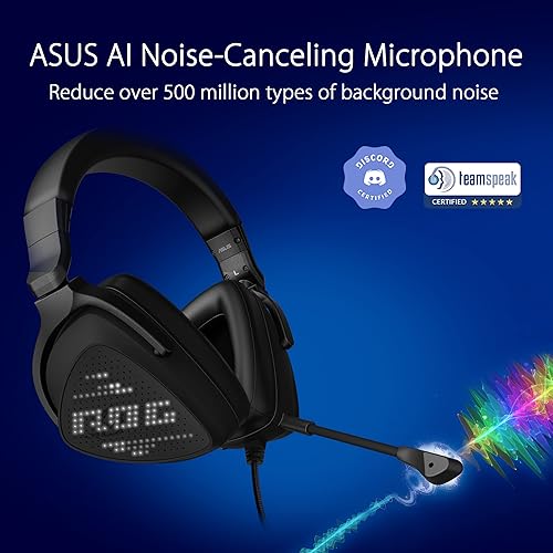 ASUS ROG Delta S Animate Gaming Headset Customizable AniMe