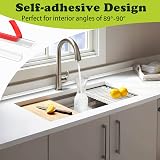 Fixmend TPE Quadrant Trim 6M Self-Adhesive 12x9mm White Moulding view 5