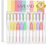 Saviland 12Pcs Cuticle Oil Pen Set with 12 Flavors Nail Care Kit