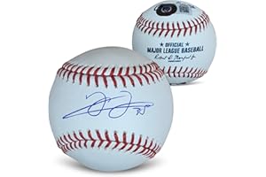 POWERS COLLECTIBLES Frank Thomas Autographed MLB Baseball Beckett Witness Certificate And Acrylic Baseball Display Case