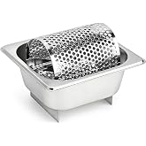 ZEAYEA Stainless Steel Butter Wheel with Stand, Food Grade Butter Spreader Wheel for Even Coating on Bread, Burgers, Butter Roller for Indoor and Outdoor BBQ, Picnics, Grill, Dishwasher Safe