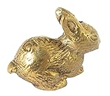 Brass Lucky Rabbit Amulet - Mini Thai Magic Amulets
