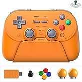 8BitDo Pro 3 Bluetooth Controller for Switch/Switch 2, TMR Joysticks,Programmable Pro Back Buttons&R4/L4 Bumpers,Hall/Tactile