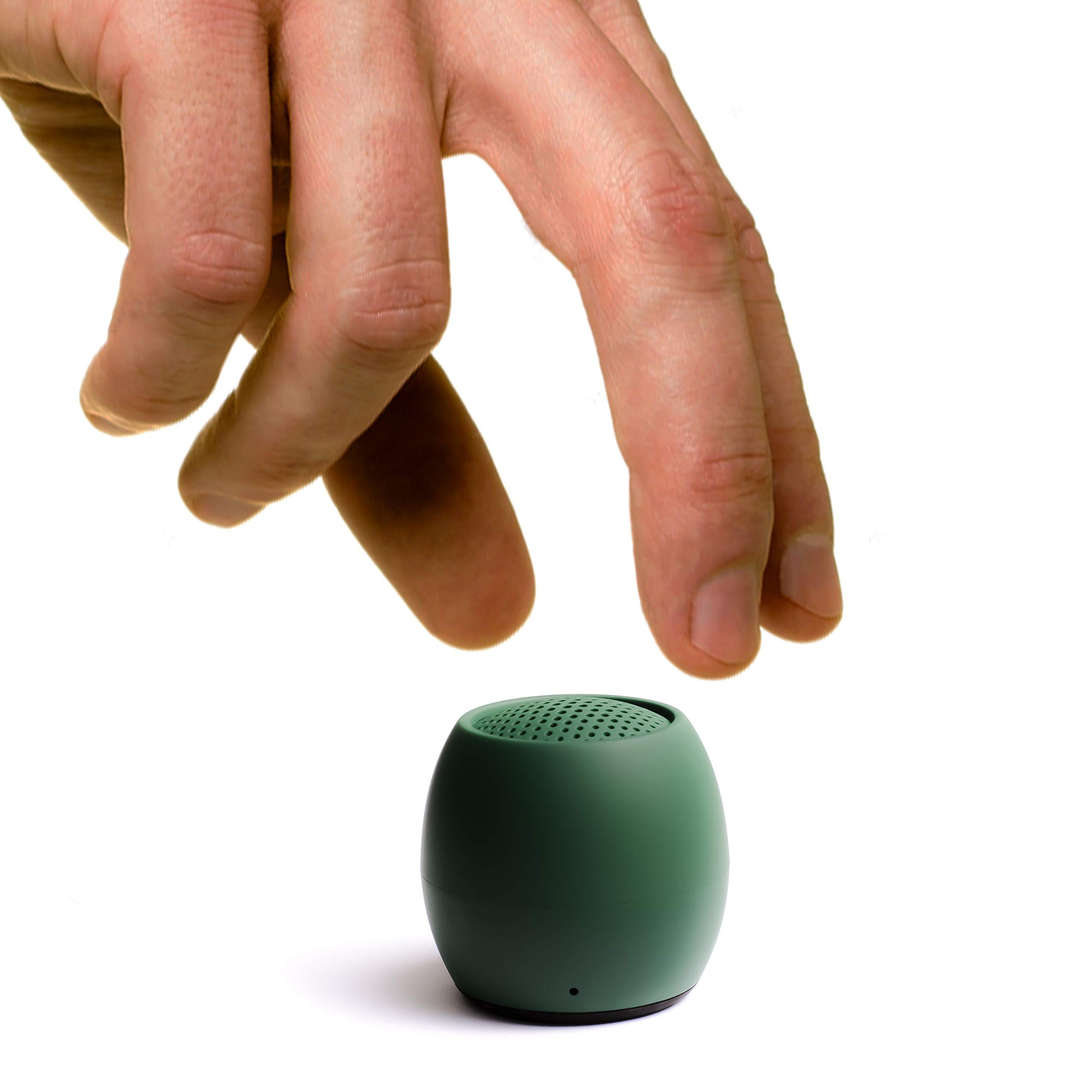 Boompods Zero Mini Bluetooth Speaker - Small Portable Speakers, IPX6 Waterproof, 5hr Playtime, Wireless Travel Speaker with Microphone & Dual Pairing for Shower, Outdoor, iPhone Compatible, Green โ image 1