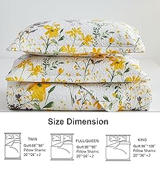 Floral Quilt Sets Full/Queen Size Reversible