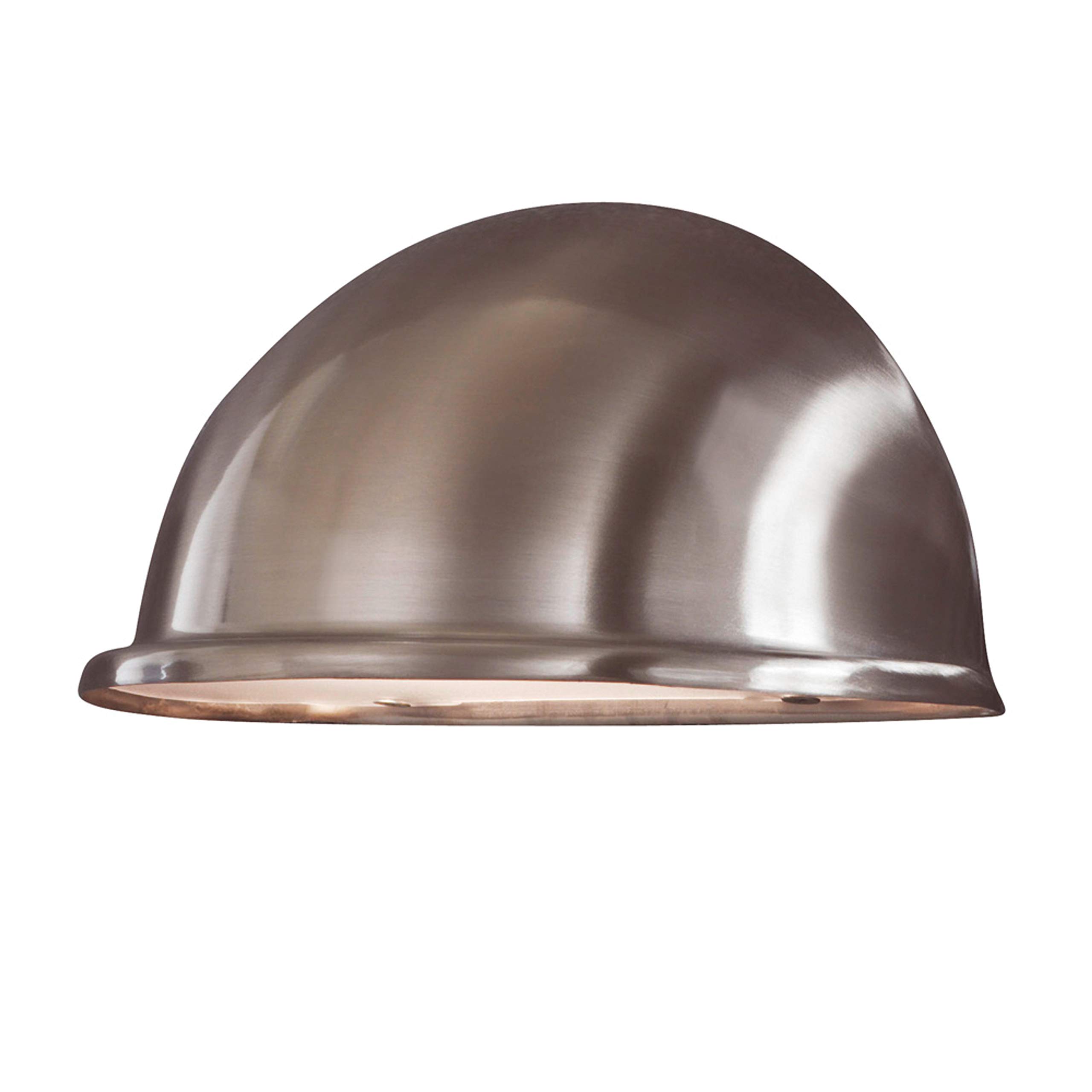 Konstsmide Outdoor Wall Lights Mains Powered/Torino Small Down Modern Bulkhead Marker/1 x 25 W E14 Max Lamp/Frosted-Opal/Aluminium/IP23/Outside Light Stainless Steel — image 1