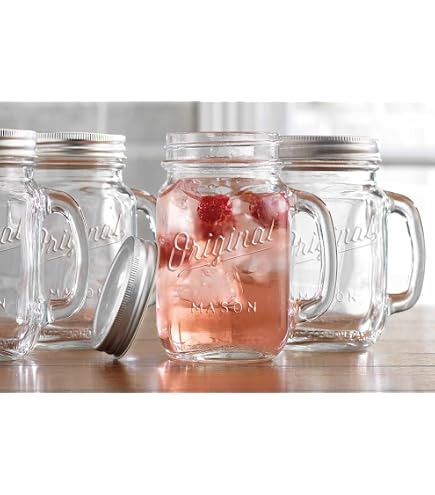 Amazon.com: BARCONIC 12 Ounce Mason Jar Mug : Home & Kitchen