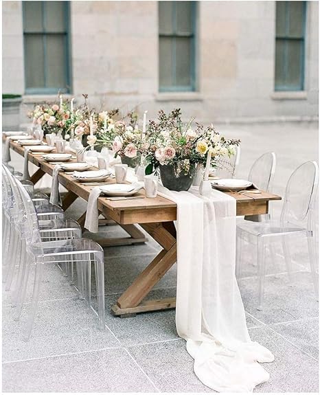 White table runner Clearance