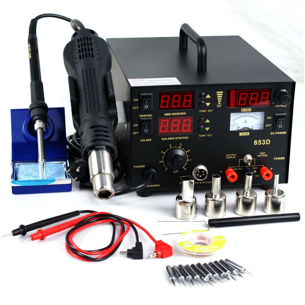 Soldering Guns & Irons Soldering & Desoldering Equipment Professional 3in1 Soldering Iron Hot