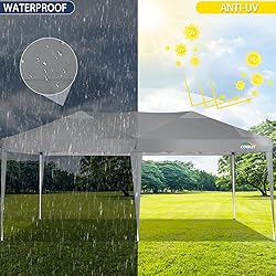 COBIZI 10x20 Pop Up Canopy Tent - Easy Set Up