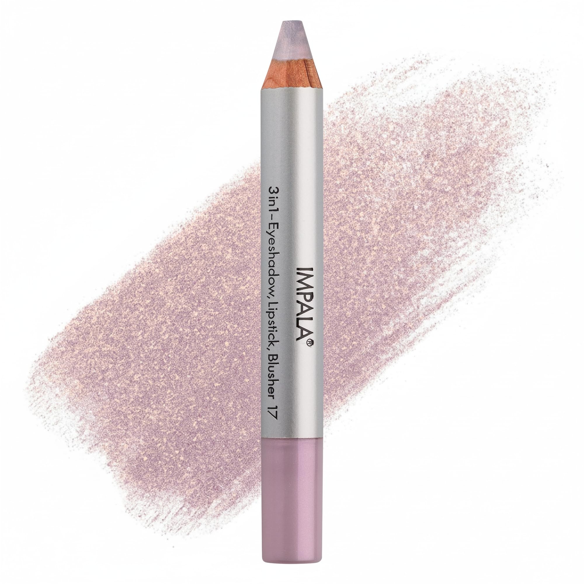 IMPALA | 3-in-1 Jumbo Pencil, Color 17 Chameleon Lilac | Eyeshadow, Lipstick, and Blush | Perfect Blending | Soft and Long-Lasting Texture | Intense Colors | Easy to Apply โ image 1