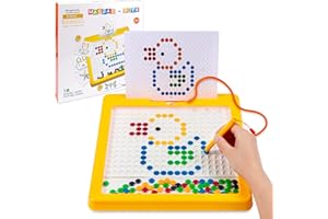 Magnetic Drawing Doodle Board for Kids - Large Magnetic Board Drawing Pad for Kids and Toddlers, Magnetic Dot Art, Montessori
