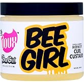 The Doux BEE GIRL Honey Custard, Curl Defining Cream Styling Gel, 16 oz | With Honey, Aloe &amp; Keratin for Frizz Control and Definition, Moisture &amp; Shine, For Natural Curly Hair, Sulfate &amp; Paraben-Free