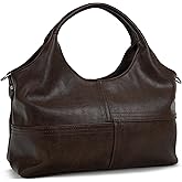 KOGTLA Vegan Leather Purses for Women with Detachable Satchel Strap, Ladies Handbags, Tote Hobo Bags with Top Handle