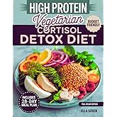 High Protein Vegetarian Cortisol Detox Diet: A 28-Day Plant-Based Plan with Energizing Recipes and Hormone-Friendly Meals to Support Weight Loss and Ease Inflammation Without Long Cooking Times