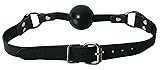 Strict Leather Silicone Ball Gags, Black