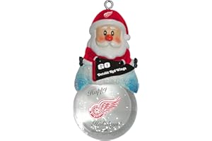NHL Unisex NHL Santa Snow Globe Ornament