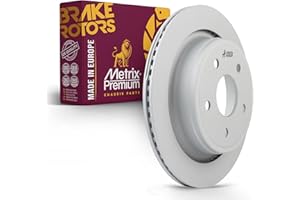 Metrix Premium Chassis Parts - 13.86 inch (352mm) Rear Coated Vented Disc Brake Rotor Fits 2002-2010 Dodge Ram 1500, 2004-2009 Durango, 2007-09 Chrysler Aspen, 11-18 Ram 1500, 19-24 1500 Classic