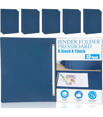 Amazon.com : Oxford Panel and Border Front Report Covers, Dark