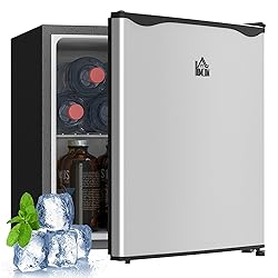 HOMCOM Mini Freezer Countertop, 1.1 Cu.Ft Compact