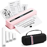 Phomemo Portable Inkless Printer, M832 Wireless Bluetooth Thermal Printer for Phone Laptop, Support 8.5"x11"/A4/4.33"/3.15"/2