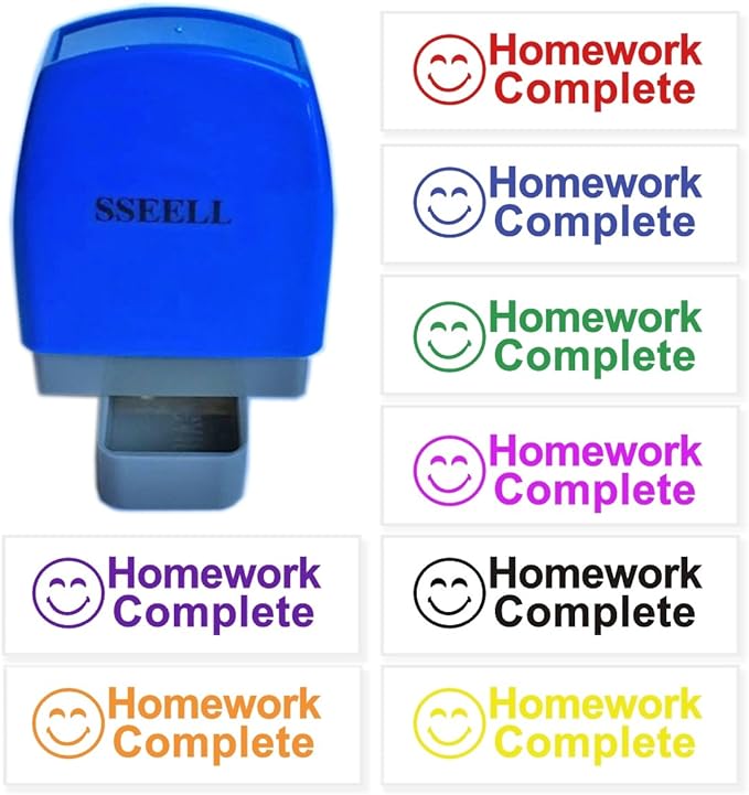 Homework complete stamp picture